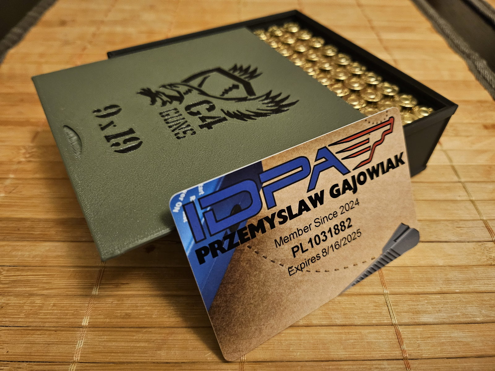 Zdjęcie członka stowarzyszenia IDPA